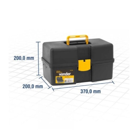 Caixa Plástico para Ferramentas 14'' 6107200100 VONDER-653342e4-80e1-409d-927e-fe2376e29aa6