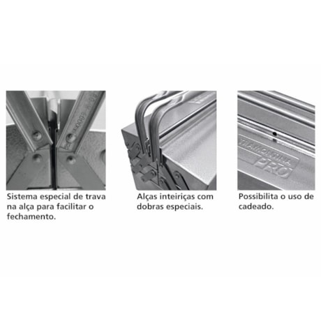 Caixa Sanfonada em Aço Inox com 5 Gavetas 44952/010 TRAMONTINA PRO-7d203fd8-9e24-4c9a-9340-3c5ab98d40ad