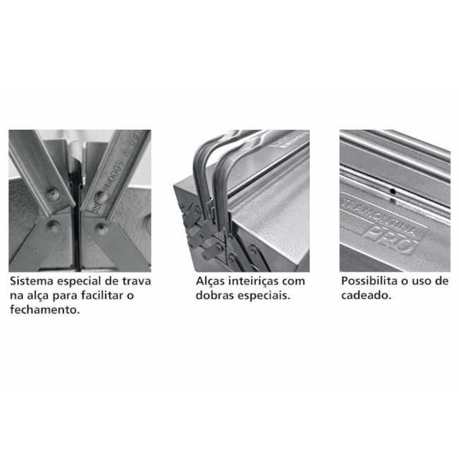 Caixa Sanfonada em Aço Inox com 5 Gavetas 44952/010 TRAMONTINA PRO-78f16fa1-6eae-48bd-8cb4-d5bd21491da6