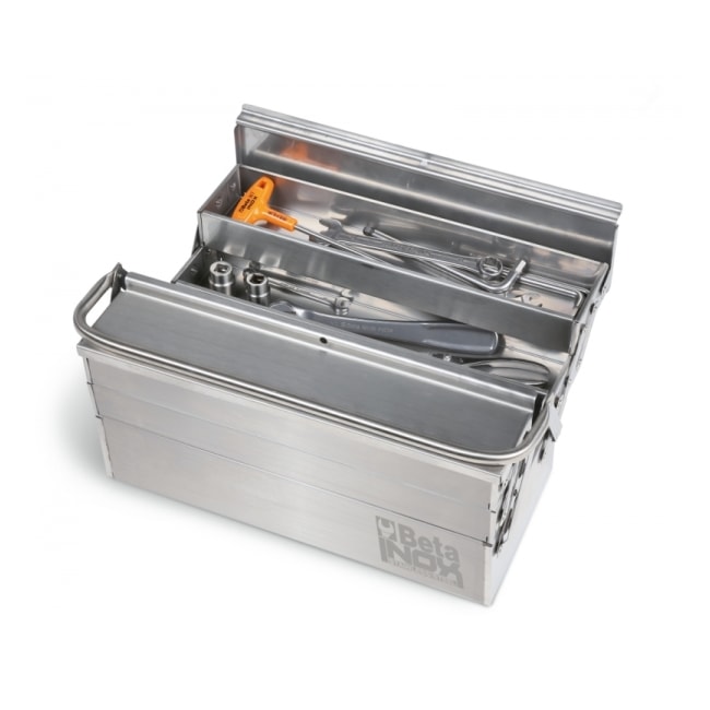 Caixa Sanfonada Inox 5 Gavetas 55cm  550x200x210mm 021203001 BETA-50394467-8b6e-4a65-b331-2ecbd0c17838