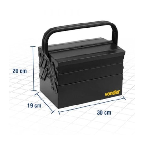 Caixa Sanfonada para Ferramentas 5 Gavetas 30cm 6115301920 VONDER-4470a883-cd39-4d84-b3bb-3b8c1b89bbb9