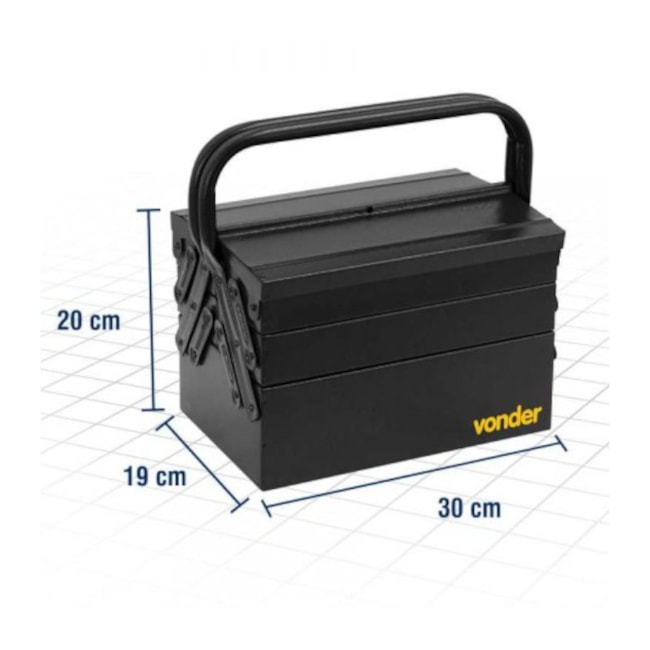 Caixa Sanfonada para Ferramentas 5 Gavetas 30cm 6115301920 VONDER-2bc2927f-9a2b-41eb-b5d3-5dc47fd313fd
