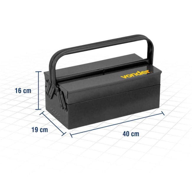 Caixa Sanfonada para Ferramentas com 3 Gavetas 6115402017 VONDER-6a42079e-a2e6-4319-8e8a-c9a2731928b1