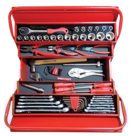 Caixa Sanfonada para Ferramentas com 5 Gavetas e 64 Peças R21600064 GEDORE RED-8d816dc4-3e8d-428b-9718-a231ea776360