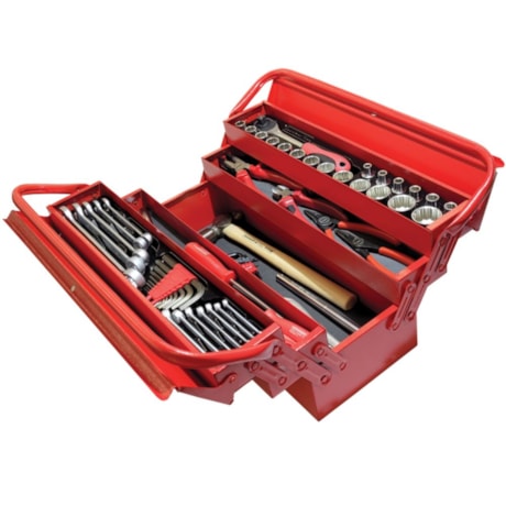 Caixa Sanfonada para Ferramentas com 5 Gavetas e 64 Peças R21600064 GEDORE RED-b2138107-74e5-49ea-bcc4-864b2b46b635