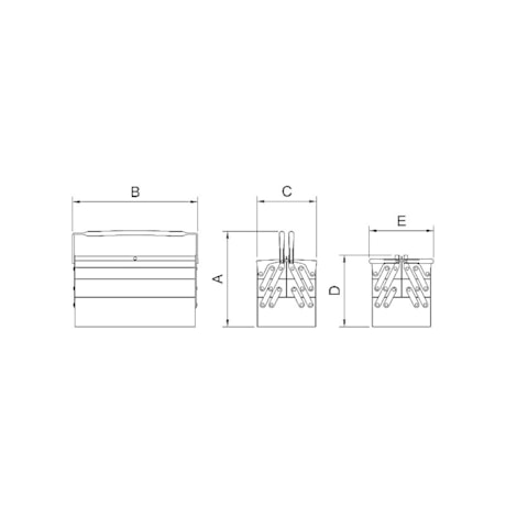 Caixa Sanfonada para Ferramentas com 5 Gavetas e 65 Peças 44952065 TRAMONTINA PRO-3990a00c-4dc1-4de1-ab5d-4d230d60cf80