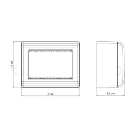 Caixa Tampa com 3 Postos Branco 57303/003 TRAMONTINA ELETRIK-1ad2504b-e08e-4bce-b828-a5ba2f91dc22