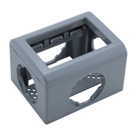 Caixa X Multiuso Cinza 57304/051 TRAMONTINA ELETRIK-0a3ee2b0-4399-4663-ad0a-c33abb700571