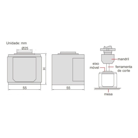 Calibrador de Altura Zero Digital 50mm 6557-50 INSIZE-c4309d0f-fdf2-4800-b9a3-320dcfb4febd