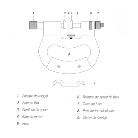 Calibrador de Boca Ajustável sem Relógio 250 a 275mm 131.396 DIGIMESS-64bb2b48-240e-4a1c-aa6f-761495de149c