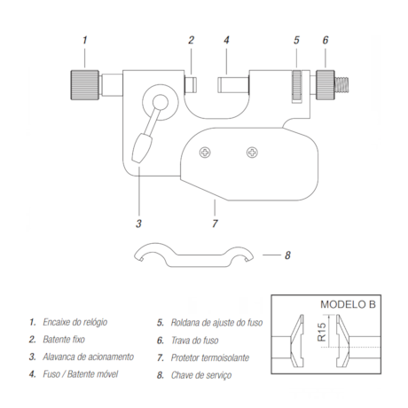 Calibrador de Boca Ajustável sem Relógio com Alavanca de Acionamento 140 a 190mm 132.009B DIGIMESS-3a1489e5-6363-4078-b0c0-28442cba3faf