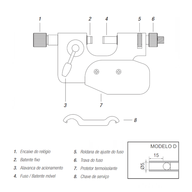 Calibrador de Boca Ajustável sem Relógio com Alavanca de Acionamento 40 a 90mm 132.011D DIGIMESS-39ab19cb-ecf5-452e-b8af-d0144979acfd