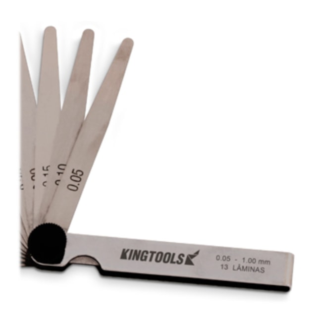 Calibre de Folga 0,05 a 1mm 13 Lâminas 600.010 KINGTOOLS-db82ccc7-90c7-4949-a373-ad4a3a7010dc