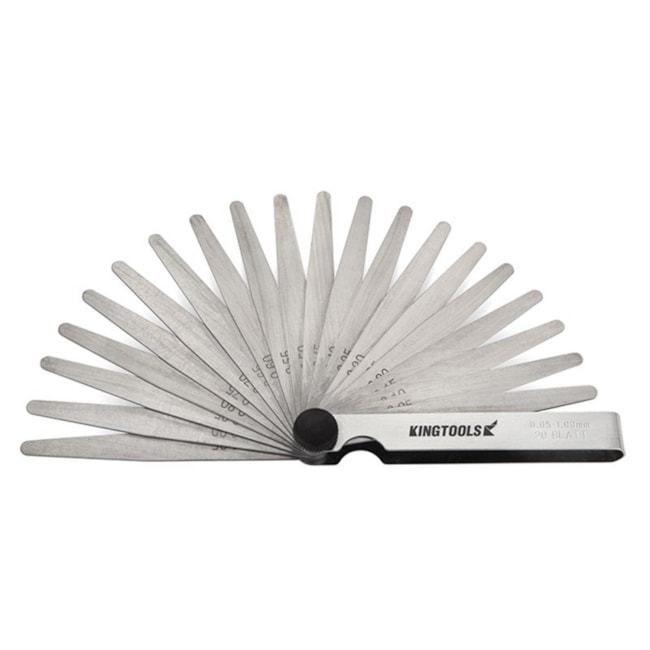 Calibre de Folga 0,05 a 1mm 20 Lâminas 600.011 KINGTOOLS-b03eb55a-c39a-45d1-bb34-cb1c528f1efe