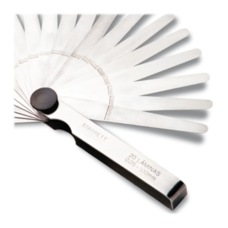 Calibre de Folga 0,05 à 1mm 20 Lâminas 66MB STARRETT-7592b100-22d1-45a9-a040-1ae2cb25fddd