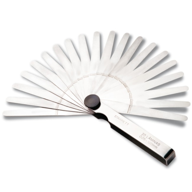 Calibre de Folga 0,05 a 1mm 20 Lâminas 66MC STARRETT-867366b2-0ae1-4d28-8ee4-58db3d78f3e7