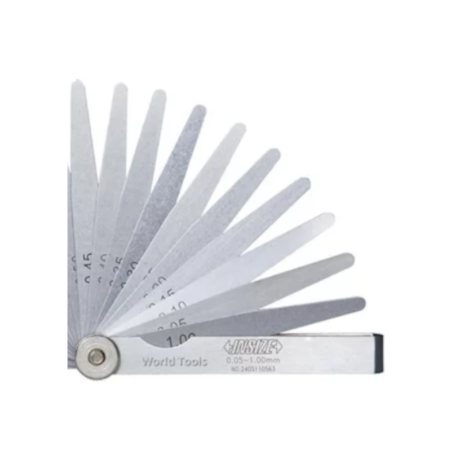 Calibre de Folga Longo de 0.05 a 1mm 20 Lâminas Tipo Leque 4605-202 IN-SIZE-20cec962-c5c8-41cf-b725-e8b77814b404