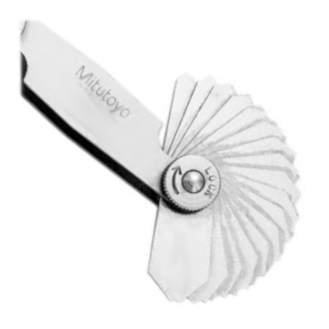 Calibre de Raio 7,5 a 15mm 32 Lâminas 186-106 MITUTOYO-ab19f88a-1d53-49dd-a08a-4a8e705f7012