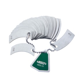 Calibre de Raio Côncavos e Convexos 25 a 40mm com 31 Peças 4802-31 INSIZE