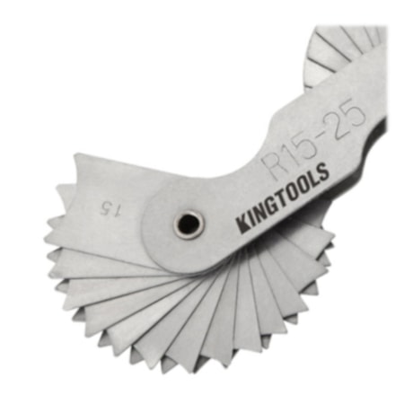 Calibre de Raios Côncavos e Convexos 15 a 25mm 600.002 KINGTOOLS-863e7087-a1f1-44ca-bfd7-3d190938ade7