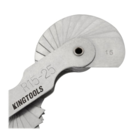 Calibre de Raios Côncavos e Convexos 15 a 25mm 600.002 KINGTOOLS-4f021968-3397-4c40-9e57-cfd3ec42edee