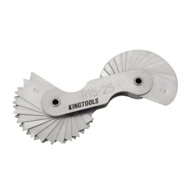 Calibre de Raios Côncavos e Convexos 15 a 25mm 600.002 KINGTOOLS-c80e55b3-fdcd-4b4f-b873-0f51acc7b983