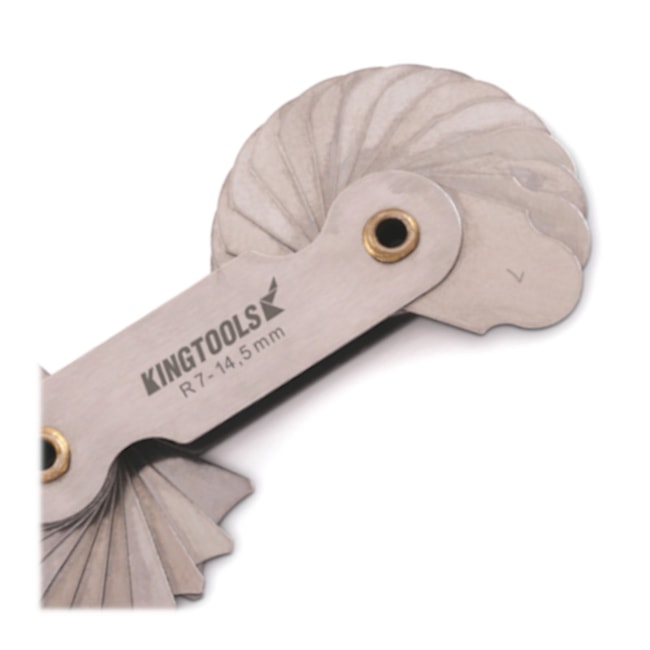 Calibre de Raios Côncavos e Convexos 7 a 14,5mm 600.001 KINGTOOLS-a19afdeb-9508-4b89-b48b-58540903010f