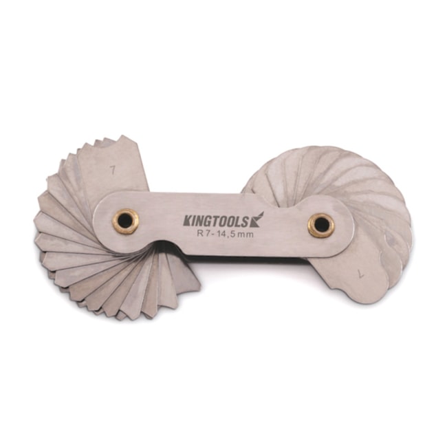 Calibre de Raios Côncavos e Convexos 7 a 14,5mm 600.001 KINGTOOLS-886e5263-cc38-4771-876e-220b2a136547