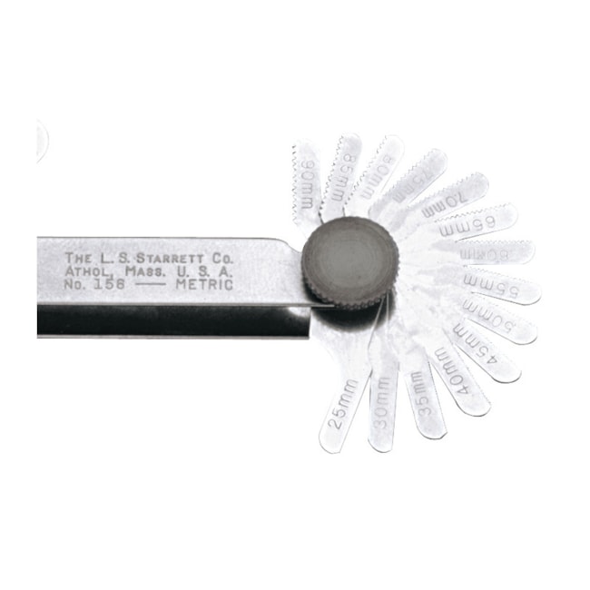 Calibre de Rosca 0,25 a 2,50mm 28 Lâminas 156M STARRETT-106fe25f-a04c-4ad2-b10b-c503251ba2ee