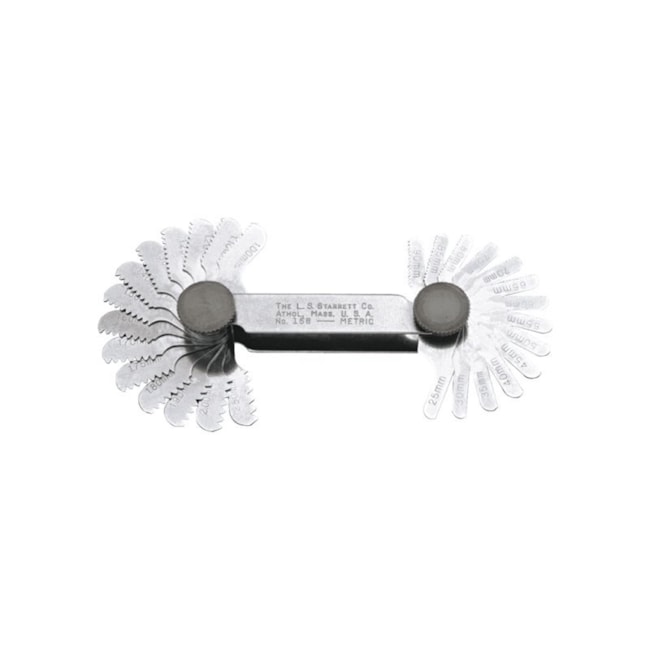 Calibre de Rosca 0,25 a 2,50mm 28 Lâminas 156M STARRETT-fab2aa11-5ec1-4eec-9d60-db5cda7d5c18