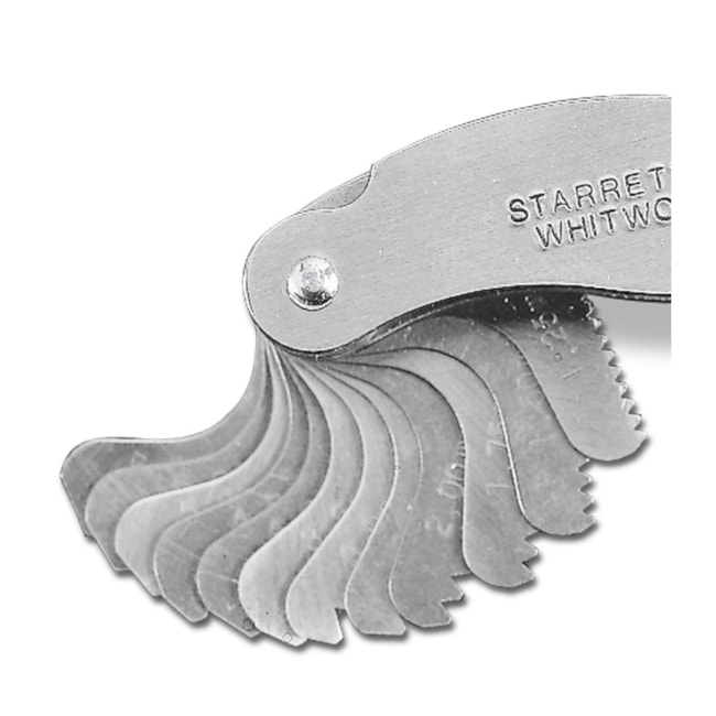 Calibre de Rosca 0,25 a 6mm 54 Lâminas 477 STARRETT-e14e37f5-de4b-4803-9030-1f8de37bce9a