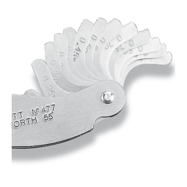 Calibre de Rosca 0,25 a 6mm 54 Lâminas 477 STARRETT-4f91087d-f5a1-46d9-a13a-73e392d606bd