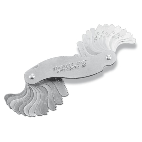 Calibre de Rosca 0,25 a 6mm 54 Lâminas 477 STARRETT-73c2a863-a4ef-490d-87c2-4d22d5083669