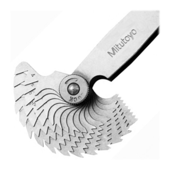 Calibre de Rosca 0,4 a 7mm 21 Lâminas 188-122 MITUTOYO-554d06c8-2f8b-4a37-be32-c9e2cba980ed