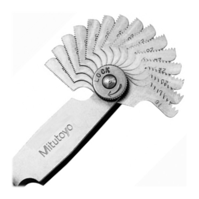 Calibre de Rosca 0,4 a 7mm 21 Lâminas 188-122 MITUTOYO-9ccb96d4-5a5b-45a3-9a0e-1bf5eb7b408b