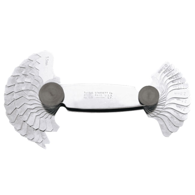 Calibre de Rosca 1 a 11,5mm 22 Lâminas 159M STARRETT-45604347-d14a-4f61-aa48-e4541ef34855