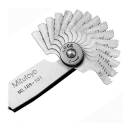 Calibre de Rosca 4 a 42FPP 30 Lâminas 188-101 MITUTOYO-112aa4a5-e665-4adf-a4bb-d0bb2f38efd5
