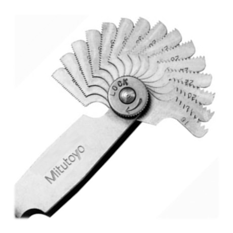 Calibre de Rosca 4 a 60FPP 28 Lâminas 188-102 MITUTOYO-f320519d-396d-4317-8a83-32aab7c87781