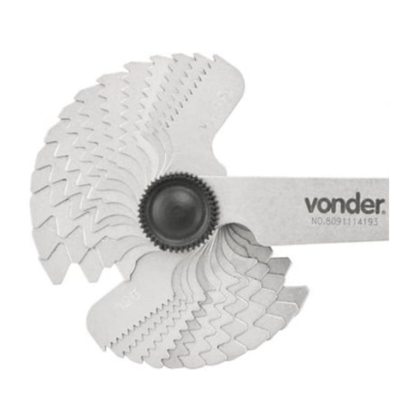Calibre de Rosca com 0,25 a 6mm 52 Lâminas CR 052 VONDER-679446d1-647d-438b-aaa8-a2935fbbf95a