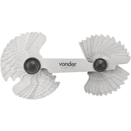 Calibre de Rosca com 0,25 a 6mm 52 Lâminas CR 052 VONDER-c2580d43-e3bc-4d8d-a0d2-29d6a2f56c3a
