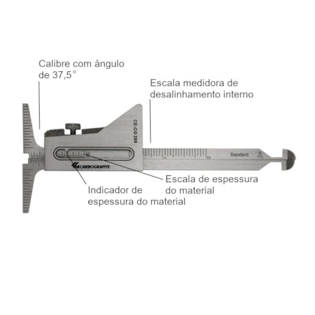 Calibre de Solda HI-LO CG298 012372412 CARBOGRAFITE-1a8059d5-79bc-4035-bcd5-0505062e53ef