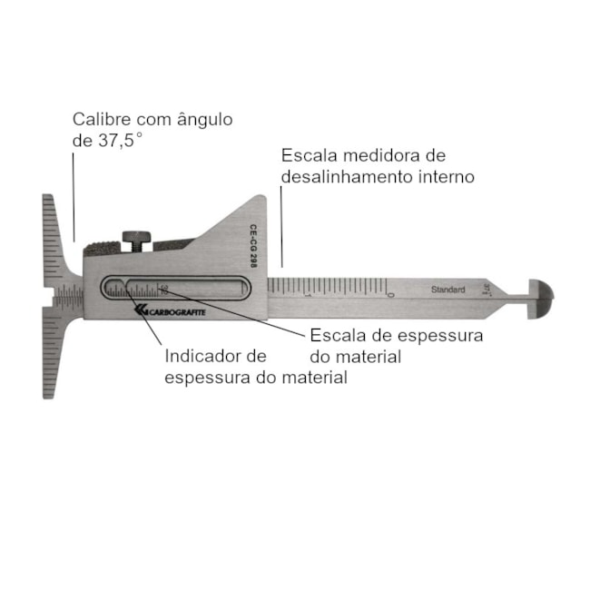 Calibre de Solda HI-LO CG298 012372412 CARBOGRAFITE-2c850147-afbd-475c-bff3-1535eb7d99a2