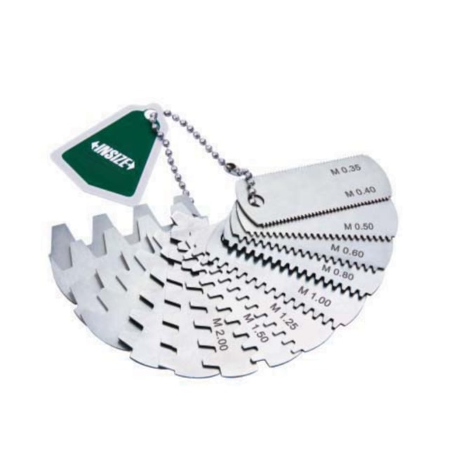 Calibres para Dentes de Engrenagens 0.35-4.5mm 15 Peças 4860-145 INSIZE-735fb219-c727-4f09-a52f-1a4ec3f39bdf