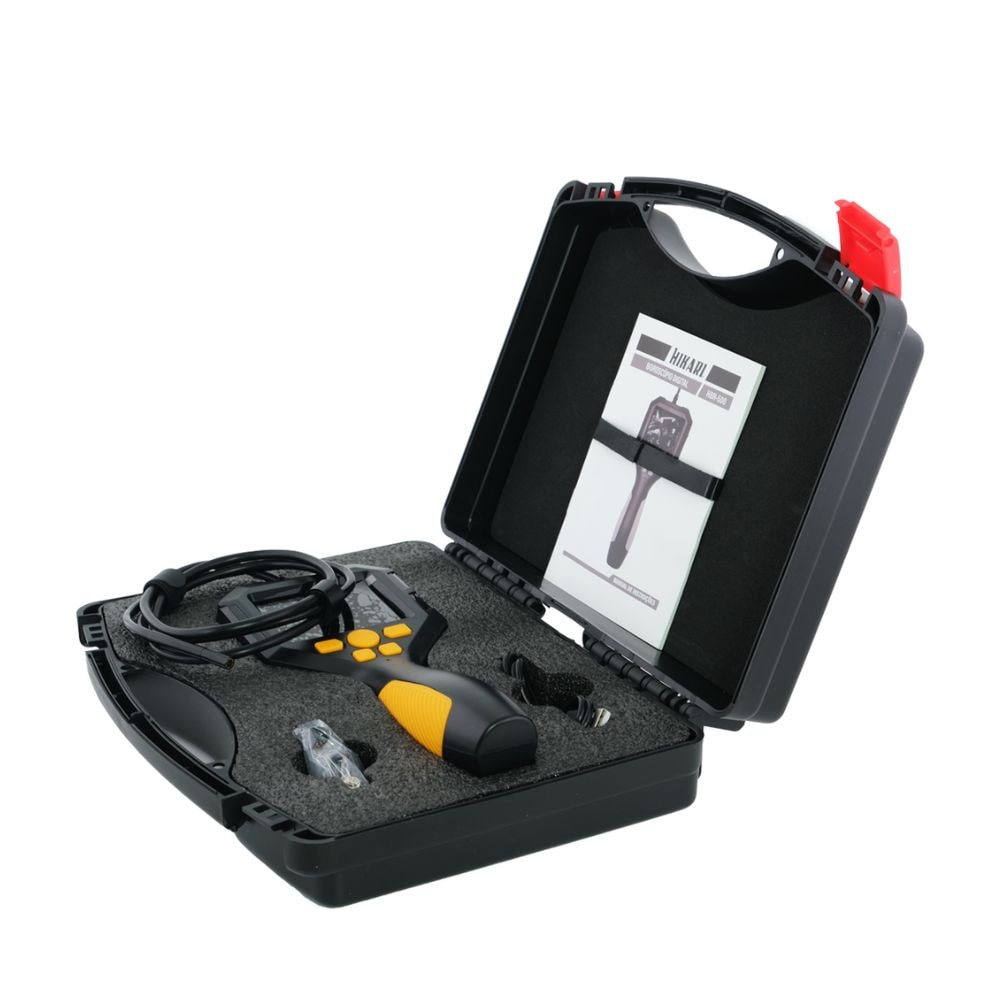 ひかり Câmera de Inspeção Boroscópio Digital 5.50mm x 1mt com Sonda HBR