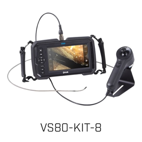 Câmera Inspeção Boroscópio Com Articulação 4 Vias E Sonda 3.9mm X 2m VS80-KIT-8 FLIR