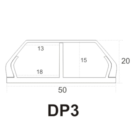 Canaleta Piso 2m 50x20mm 512.198 DUTOPLAST-6348e717-2b77-4dde-b035-f656b50b7fc0