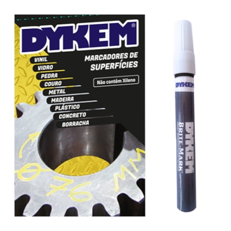 Caneta Marcadora Preta Ponta Média P/N 84002 BRITE-MARK DYKEN-f033a6b9-7cf8-425e-aec3-d8c12563ae5b