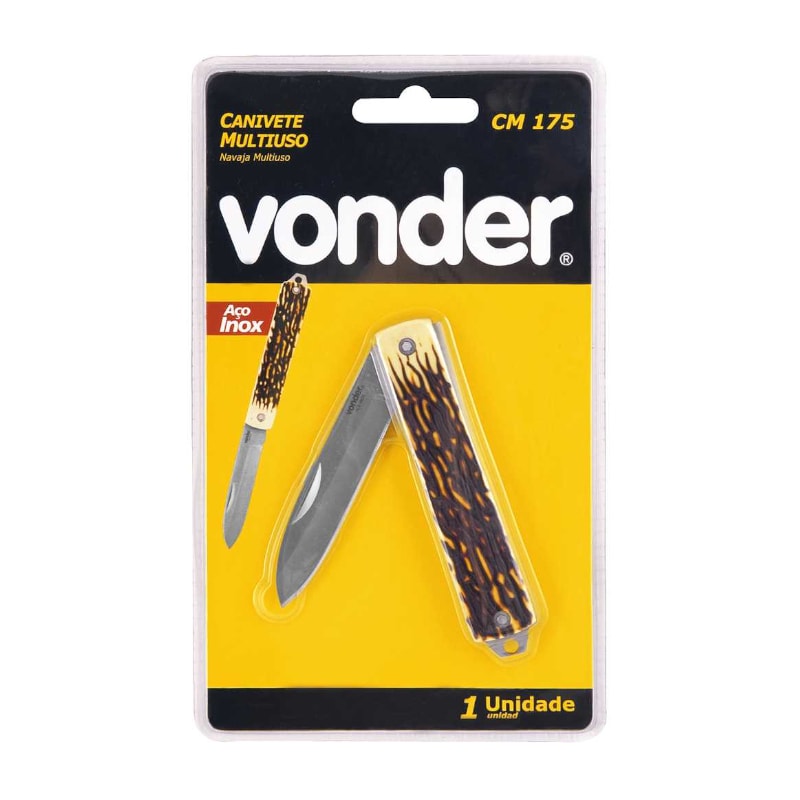 Canivete Multiuso CMV 175 3662000175 VONDER - Anhanguera Ferramentas