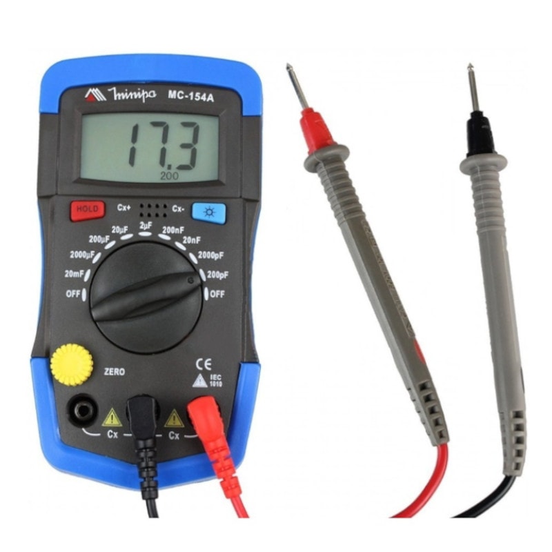 Capacímetro Digital 2000U MC-154A MINIPA - Anhanguera Ferramentas