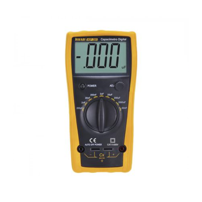 Capacímetro Digital CAT II 600V HCP-200 HIKARI-eb2c505f-7f00-477f-b8e8-dd43c73d5fe0